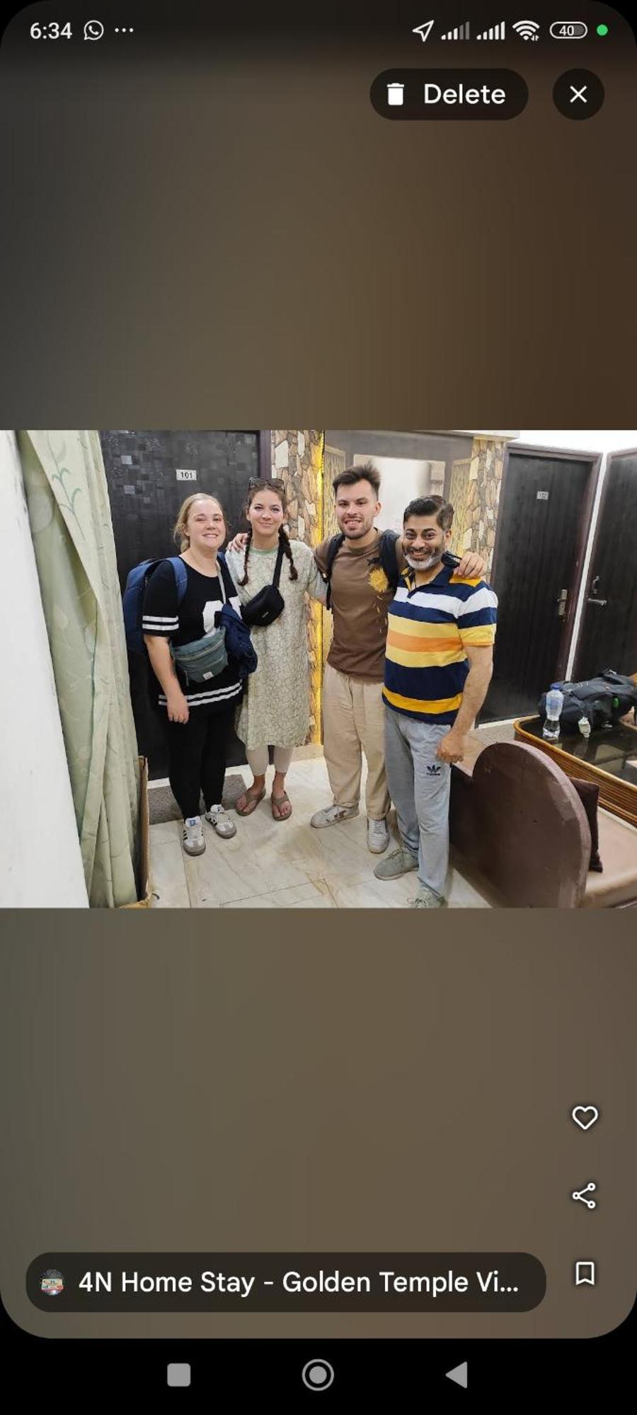 אמריצר 4N Homestay- Golden Temple View מראה חיצוני תמונה
